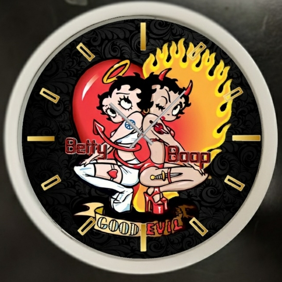 Betty Boop led clock